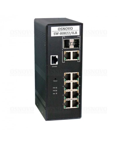 PoE коммутатор уличный промышленный OSNOVO SW-80822/ILR в Прокопьевске Коммутаторы Pintop.ru
