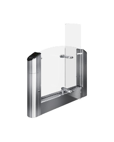 Модуль турникета крайний с высокими створками и картоприемником Oxgard Praktika T-04-SMTК-R-660(Mifare) в Прокопьевске Турникеты Pintop.ru