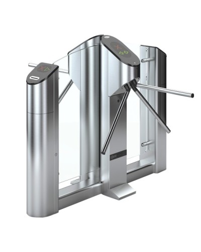 Турникет моторизованный двухсторонний с картоприемником Oxgard Praktika Т-03-DК-2BC2R в Прокопьевске Турникеты Pintop.ru