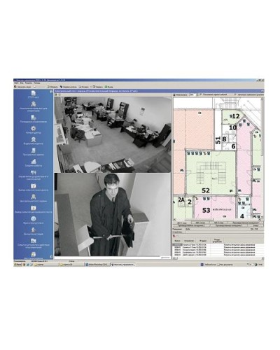 ПО Модуль Центральный пост PERCo-SM13 в Прокопьевске Сетевая СКУД Perco Pintop.ru