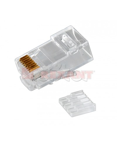 Джек штекер 8Р8С CAT 5e экран (5шт/уп) PROCONNECT 05-1023-9 в Прокопьевске Коннекторы Pintop.ru