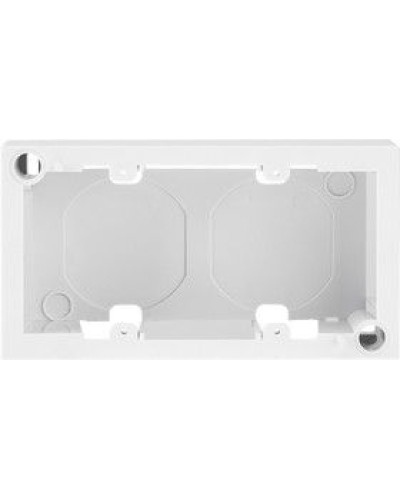 Короб накладной для лицевых панелей 80х150 под 4 модуля 45х22,5 Mosaic 03-0127 в Прокопьевске Распределительные коробки Pintop.ru