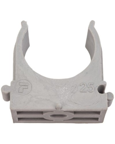 Крепёж-клипса для труб ø25 мм, серая (100 шт/уп)Rexant (28-0125-2) в Прокопьевске Держатели, клипсы, скобы Pintop.ru