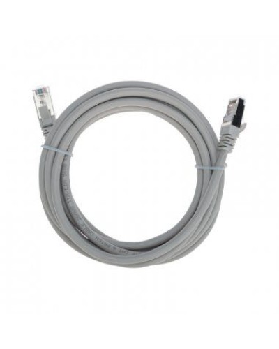 Патч-корд F/UTP, CAT 6, RJ45-RJ45, 26AWG, LSZH, серый, 3м REXANT 02-0210-3 в Прокопьевске Патчкорды (медные) Pintop.ru