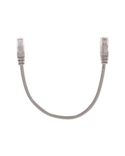 Патч-корд U/UTP, CAT 5e, RJ45-RJ45, 26AWG, LSZH, серый, 0,3м REXANT 02-0100-03 в Прокопьевске Патчкорды (медные) Pintop.ru