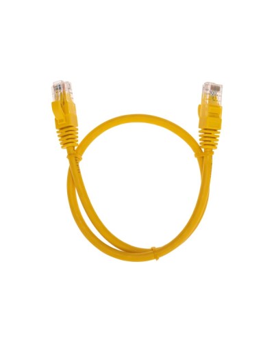 Патч-корд U/UTP, CAT 6, RJ45-RJ45, 26AWG, LSZH, желтый, 0,5м REXANT 02-0295-05 в Прокопьевске Патчкорды (медные) Pintop.ru