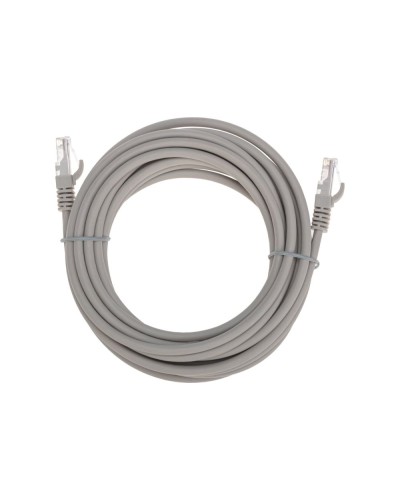 Патч-корд U/UTP, CAT 6, RJ45-RJ45, 26AWG, LSZH, серый, 5м REXANT 02-0290-5 в Прокопьевске Патчкорды (медные) Pintop.ru