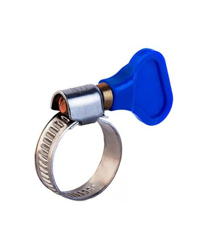 Хомут червячный 16-25/9-0,7мм, с ключом, нержавеющая сталь W2, (50 шт/уп) REXANT 07-0716-1 в Прокопьевске Стяжки-хомуты Pintop.ru