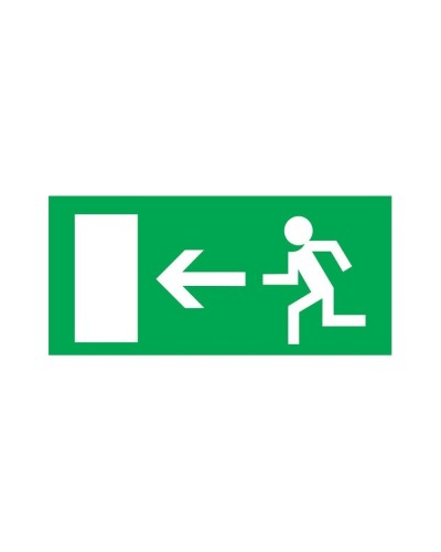 Эвакуационный знак Направление к эвакуационному выходу налево100*300 мм (5шт/упак) REXANT (56-0026) в Прокопьевске Дополнительное оборудование для ОПС Pintop.ru