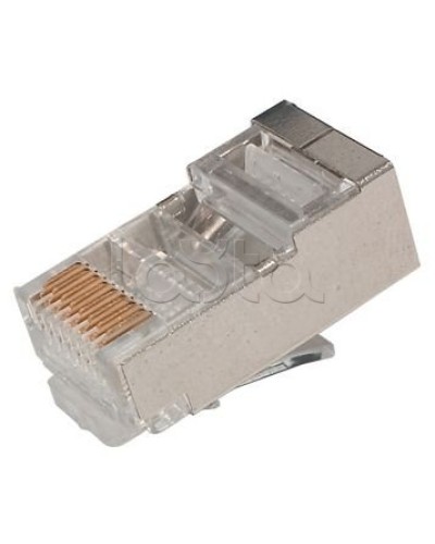 Джек RJ-45 8P8C CAT 5e (экран) (100шт/уп) REXANT 05-1023 в Прокопьевске Коннекторы и разъемы Pintop.ru