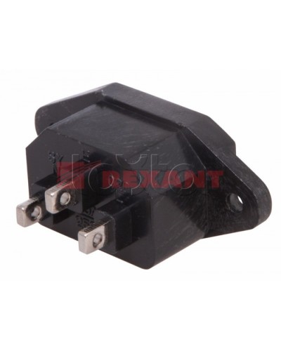 Гнездо сетевое на корпус (25шт/уп) REXANT 11-0001 в Прокопьевске Коннекторы Pintop.ru