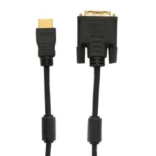 Шнур HDMI - DVI-D gold 1.5 м с фильтрами (10шт/уп) REXANT 17-6303