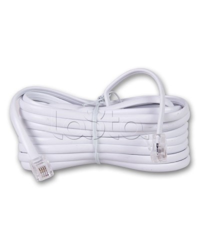 Удлинитель телефонный 25 м белый (10шт/уп) REXANT 18-3251 в Прокопьевске Патч-корды и пигтейлы Pintop.ru