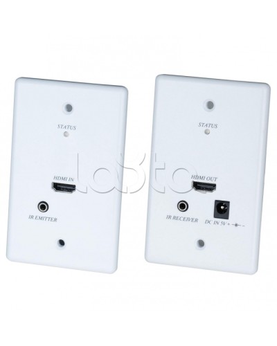 Комплект передачи HDMI с обратным ИК-повторителем SC&T HW01 в Прокопьевске Видеоусилители, Модуляторы, Делители Pintop.ru