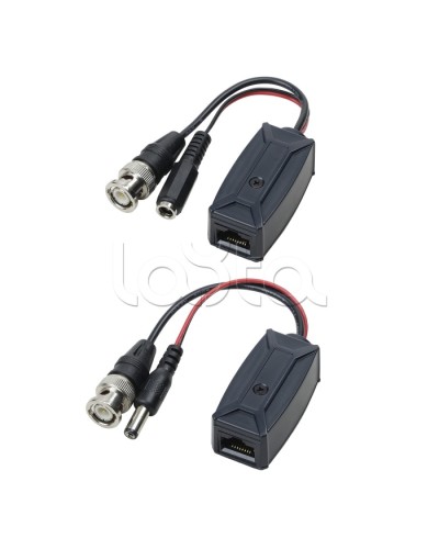 Комплект для передачи HDCVI/HDTVI/AHD видео и питания по витой паре SC&T TTP111HDP-LK в Прокопьевске Видеоусилители, Модуляторы, Делители Pintop.ru