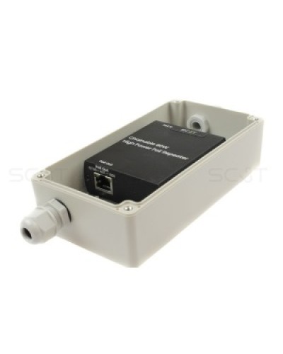 Уличный удлинитель PoE af/at/bt по витой паре до 280м (до 48.86Вт) SC&T IP04R-SO в Прокопьевске Видеоусилители, Модуляторы, Делители Pintop.ru