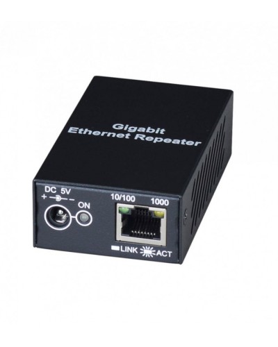 Повторитель Gigabit Ethernet для увеличения расстояния передачи до 120м SC&T SR01X в Прокопьевске Системы видеонаблюдения Pintop.ru