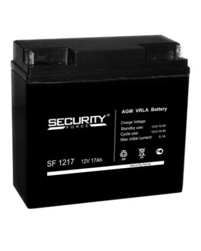 Аккумулятор свинцово-кислотный Security Force SF 1217 в Прокопьевске Электротехническое оборудование Pintop.ru