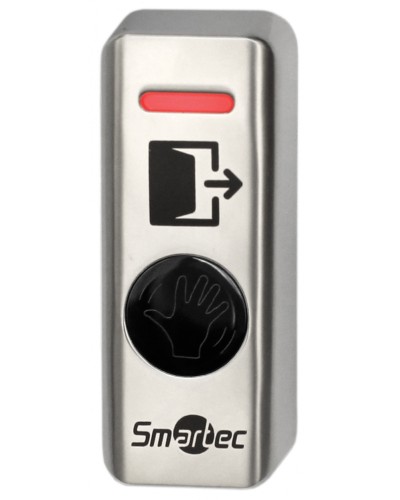 Кнопка ИК-бесконтактная металлическая накладная Smartec ST-EX341LW в Прокопьевске Кнопки выхода Pintop.ru