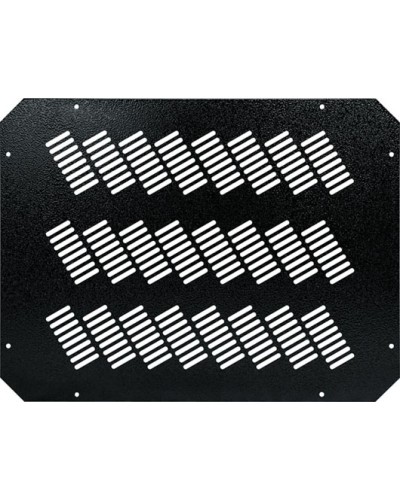 Заглушка проема вентиляторного блока, перфорированная TLK TLK-BLNK-FAN-P-BK в Прокопьевске Полки для шкафов и стоек Pintop.ru