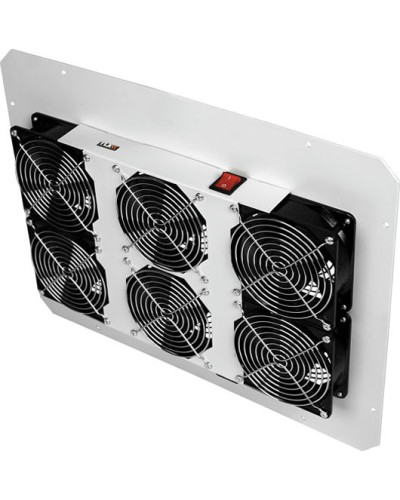 Панель вентиляционная с 6 вентиляторами TLK TLK-FAN6-BK в Прокопьевске Вентиляторные модули Pintop.ru