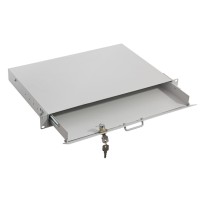 Полка под клавиатуру, выдвижная 1U TLK TLK-KB1-GY