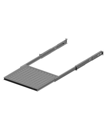 Полка выдвижная (400 мм) TLK TLK-SHFC-400R-BK в Прокопьевске Полки для шкафов и стоек Pintop.ru