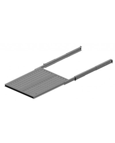 Полка выдвижная (600 мм) TLK TLK-SHFC-600R-BK в Прокопьевске Полки для шкафов и стоек Pintop.ru