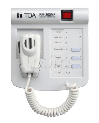 Панель микрофонная пожарная для серии VM-3000 в Прокопьевске Системы оповещения и трансляции TOA Pintop.ru