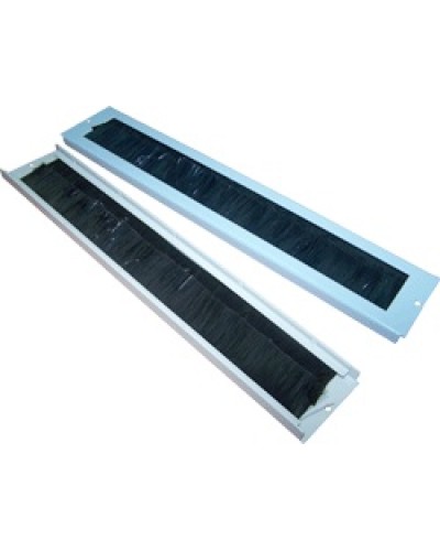 Ввод кабельный щеточный для настенных шкафов (серый) TWT TWT-CBW-BP в Прокопьевске Аксессуары для стоек и шкафов Pintop.ru