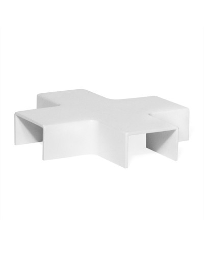 Х-соединитель 60х22 на 60х22 TWT TWT-CT60/60-XT-WH в Прокопьевске Аксессуары для кабель-канала Pintop.ru