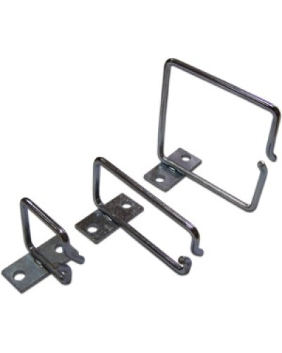 Скоба-органайзер металлическая для установки на 19 профиль, 80х80 мм TWT TWT-RING-M80x80 в Прокопьевске Кабельные органайзеры Pintop.ru