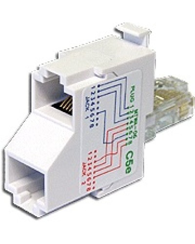 T-адаптер 1 телефонный и 1 компьютерный порт TWT TWT-T-E2-U2 в Прокопьевске Проходные адаптеры Pintop.ru