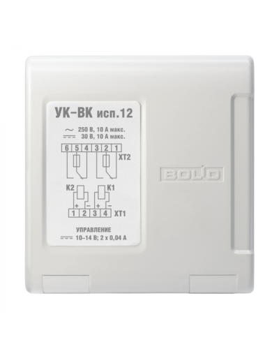 Усилитель релейный на два канала Болид УК-ВК исп.12 в Прокопьевске Дополнительное оборудование для ОПС Pintop.ru