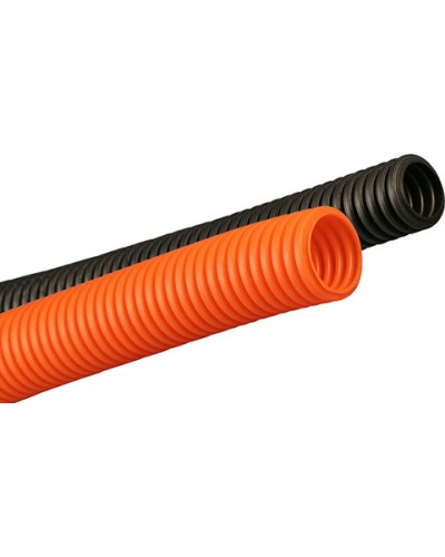 Труба ПНД гофрир. тяжелая, цвет чёрный, диам 32мм Экопласт 21032 в Прокопьевске Труба гофрированная Pintop.ru