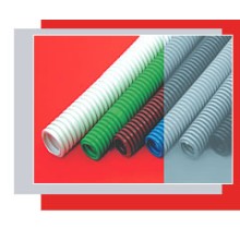 Труба гофрированная ПНД тяжелая диам 25 мм, с зондом Экопласт 21125