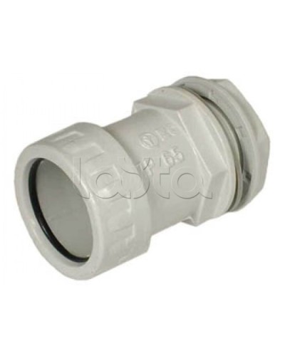 Муфта «труба-коробка» D25 мм Экопласт 42725 в Прокопьевске Аксессуары для труб (ОКЛ) Экопласт Pintop.ru