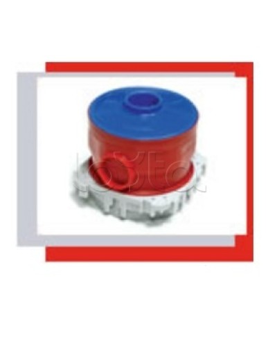 Крышка фланцевая для коробки под заливку в бетон (синий) Экопласт 44602 в Прокопьевске Аксессуары для кабель-канала Pintop.ru