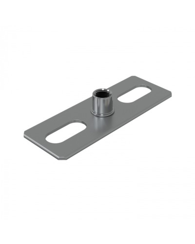 Пластина опорная с гайкой М8 (1уп=150шт) Экопласт (59920) в Прокопьевске Аксессуары для лотков Pintop.ru