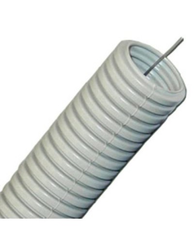 Труба гофрированная HFLS тяжелая диам 16 мм, с зондом, без галогена, низкое дымовыделение Экопласт 61116HFLS в Прокопьевске Труба (ОКЛ) Экопласт Pintop.ru