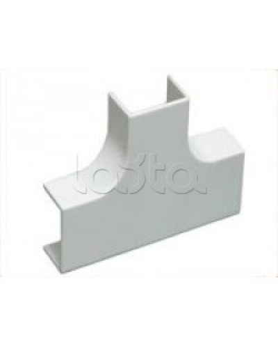 Угол Т-образный плавный стандарт TIA 40x25 мм Экопласт 72408R в Прокопьевске Аксессуары для кабель-канала Pintop.ru