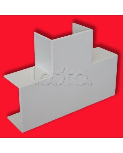 Угол Т-образный для кабель-канала МЕХ, для сечения 40x40 Экопласт 72409 в Прокопьевске Аксессуары для кабель-канала Pintop.ru