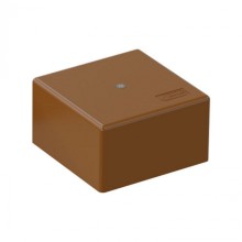 SD3 Коробка распределительная для о/п, для монтажного пистолета 75x75x40мм, 6 пар 10мм2, (корич.) Экопласт (72935B)