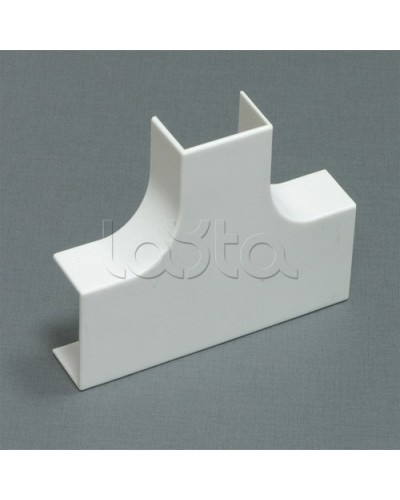 Тройник плавный стандарт TIA 60х40 мм Экопласт 76415R в Прокопьевске Аксессуары для кабель-канала Pintop.ru