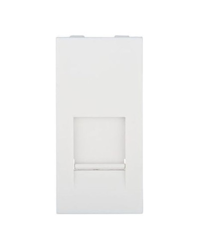 Накладка для розетки телефонной, компьютерной RJ, 45х22,5 мм (белый) LK45 Экопласт (853104) в Прокопьевске Аксессуары для кабель-канала Pintop.ru