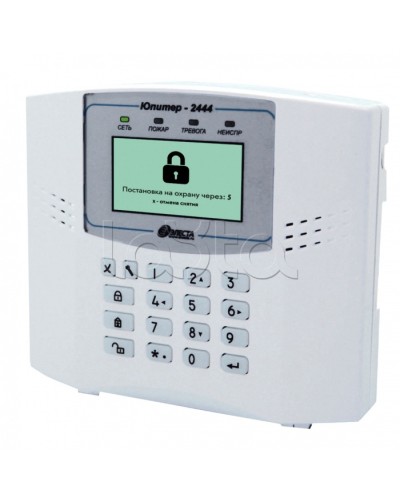 Устройство оконечное объектовое Элеста Юпитер-2444 (УОО Юпитер-4 IP/GPRS, ЖК-экран) в Прокопьевске Приемно-контрольные приборы Pintop.ru
