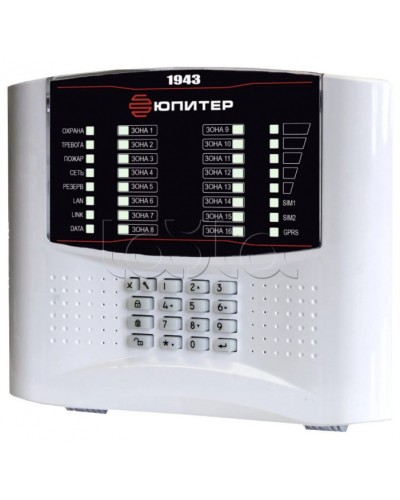 Прибор приемно-контрольный охранно-пожарный Элеста Юпитер-1943 в Прокопьевске Приемно-контрольные приборы Pintop.ru