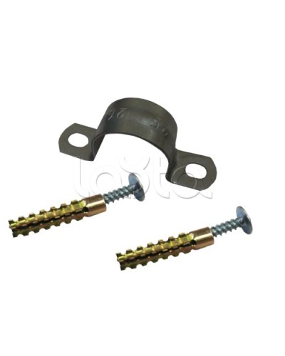 Дюбель-хомут клоп (двухлапковый) (25-26 мм) 100шт Гефест в Прокопьевске Крепеж: Дюбели, шурупы, саморезы Pintop.ru