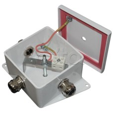 Коробка монтажная огнестойкая Гефест КМ-О (4к)-IP66 три ввода 100х100