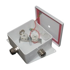 Коробка монтажная огнестойкая Гефест КМ-О (4к*10,0)-IP66-120х120, четыре ввода